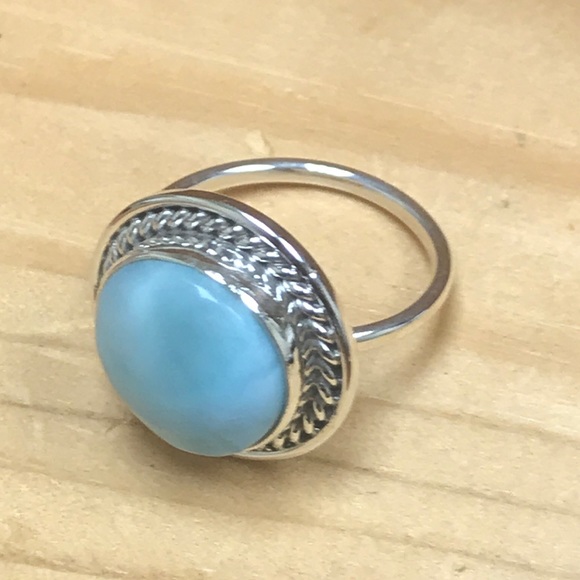 Larimar ring adjustable - Picture 4 of 7